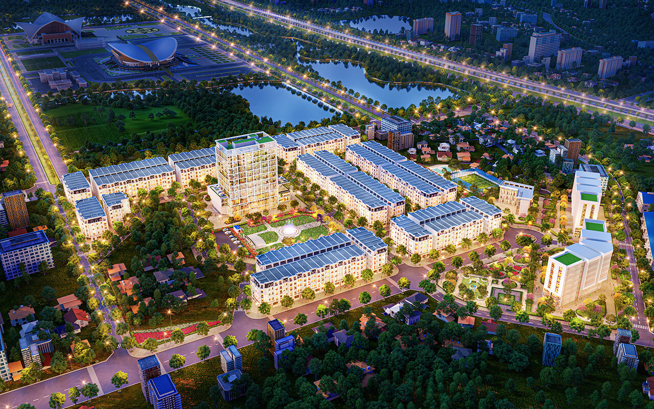 Dream city Bắc Giang không gian sống xanh