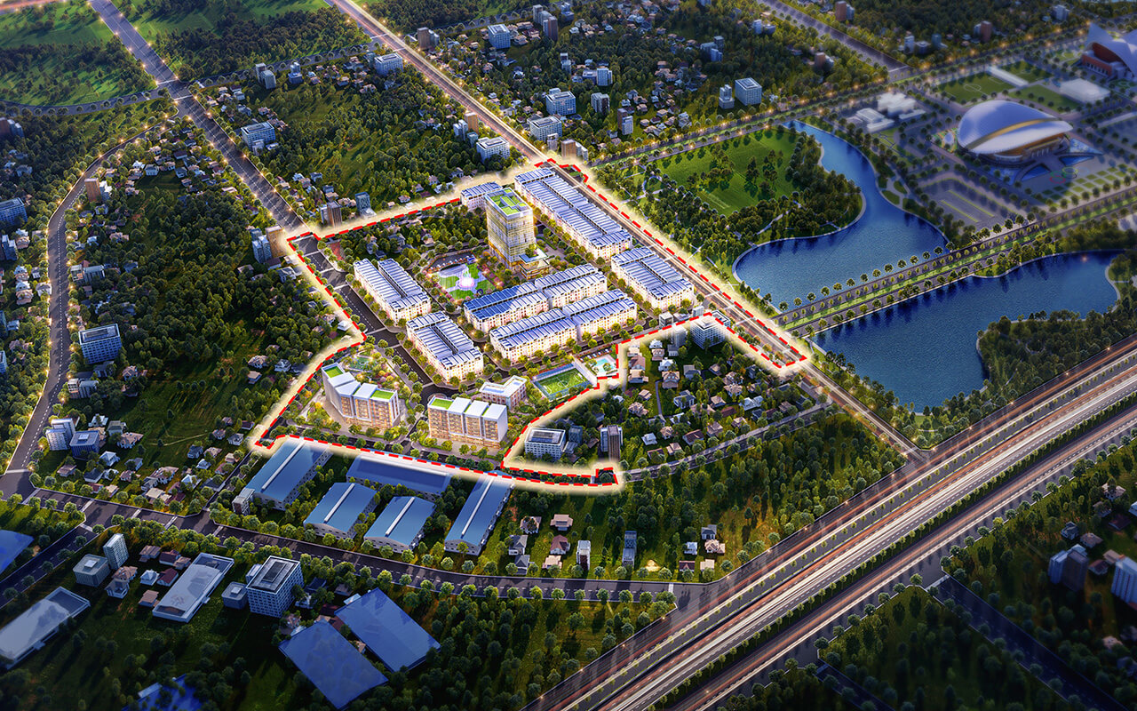 Vị trí của Dream City Bắc Giang