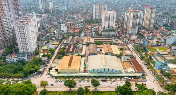 Cận cảnh khu đất nhà máy hơn 60 năm tuổi ở Hà Nội sắ …